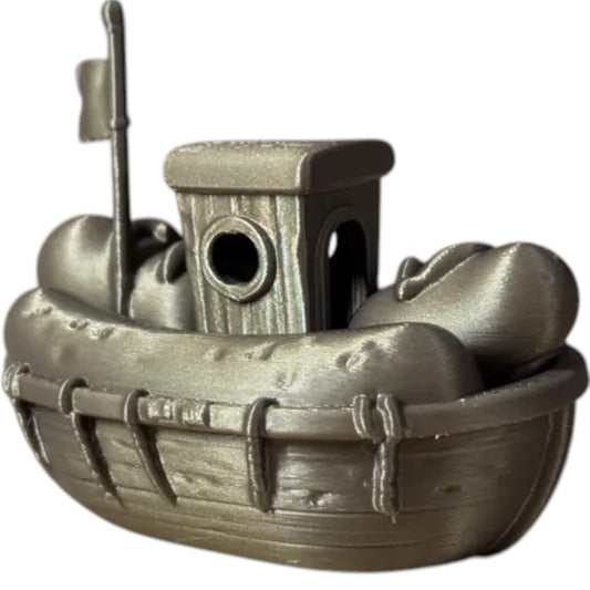 Glizzy Boat – Hilarious Hot Dog Ship Figurine for Nautical & Meme Decor – 3D Printed in Canada