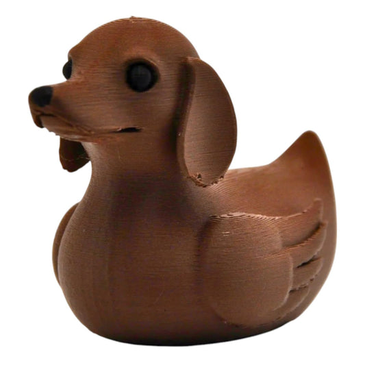 Dachshund Duck Figurine - Funny Dashboard Wiener Dog Duck Décor - Collectible Duck for Cruise Ship Hiding - Car Dash Duck - Unique Dog Duck - Cute Collectible – 3D Printed in Canada