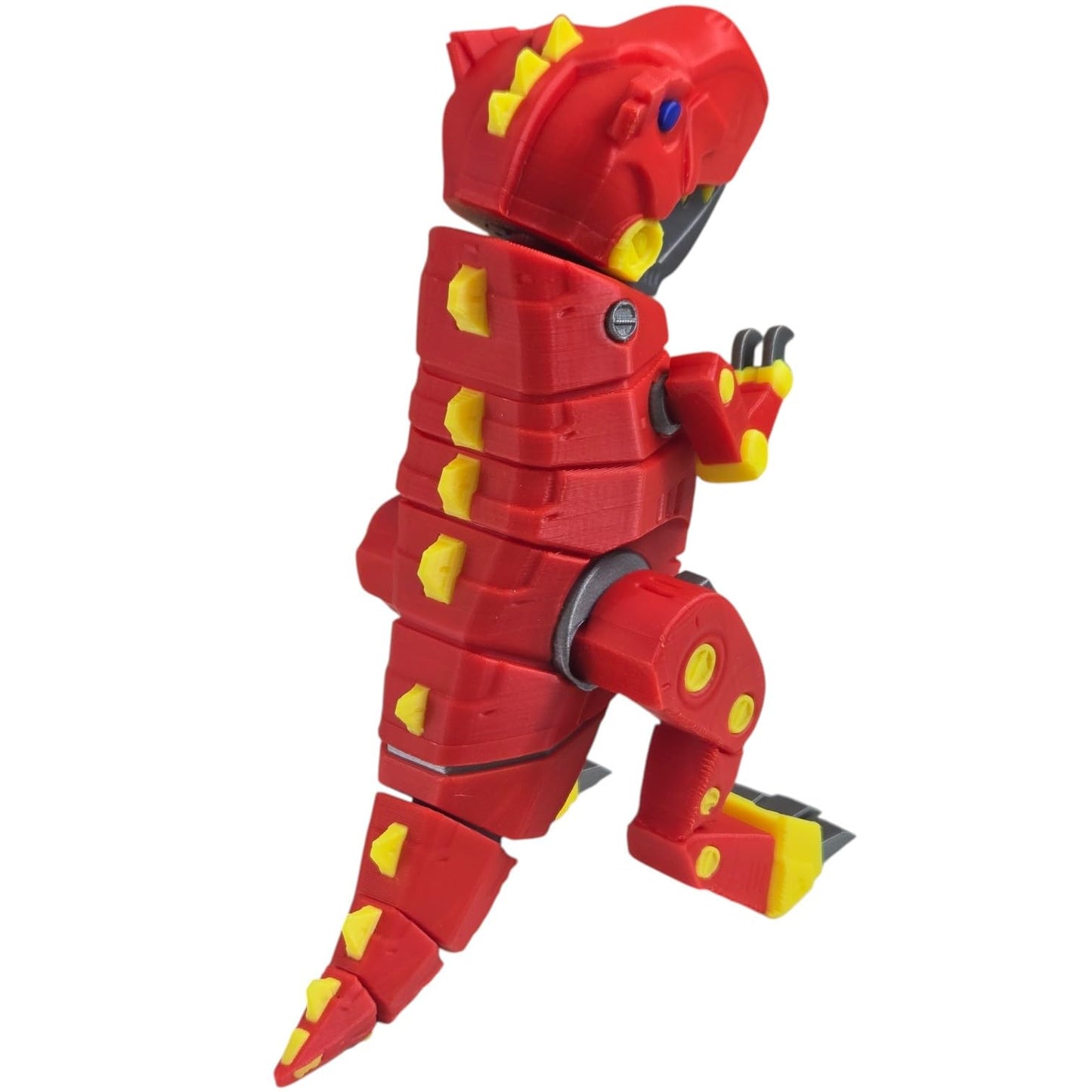 BOT-Rex – Articulated Mecha Dinosaur Figurine – Futuristic Desk Fidget for Teens & Adults – Stress Relief & Collectible – 3D Printed in Canada
