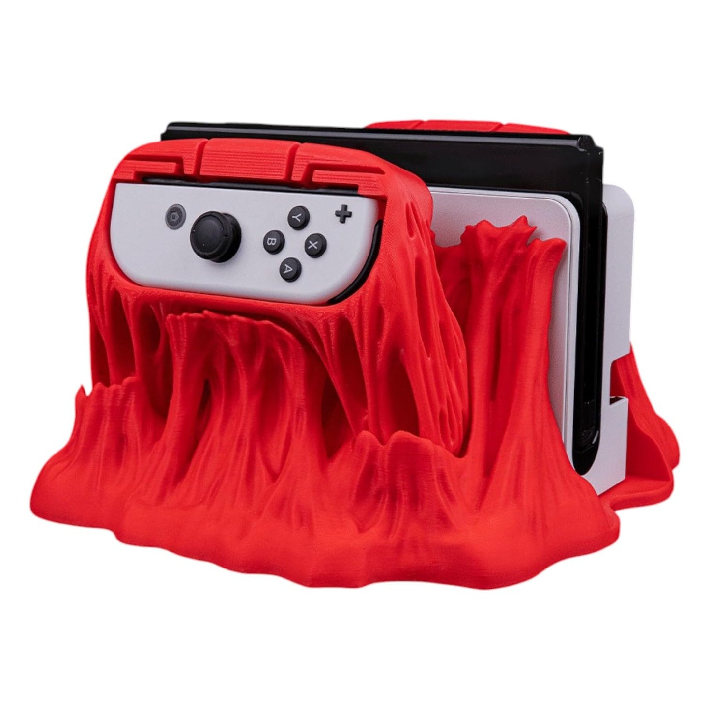 Chew It Dock Cover & Controller Holder – Horror-Inspired Display Stand for Nintendo Switch – 3D Printed in Canada