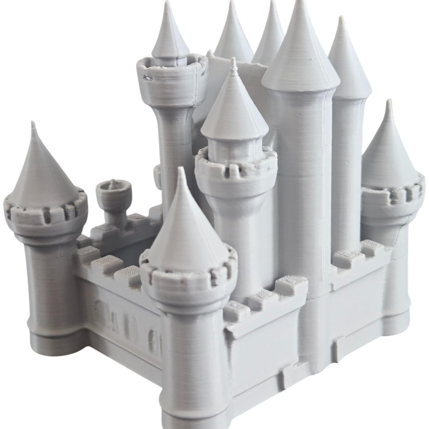 Castle & Keep Miniature – Fantasy Fortress Model for Tabletop RPG Terrain, Dioramas & Medieval Displays – 3D Printed in Canada