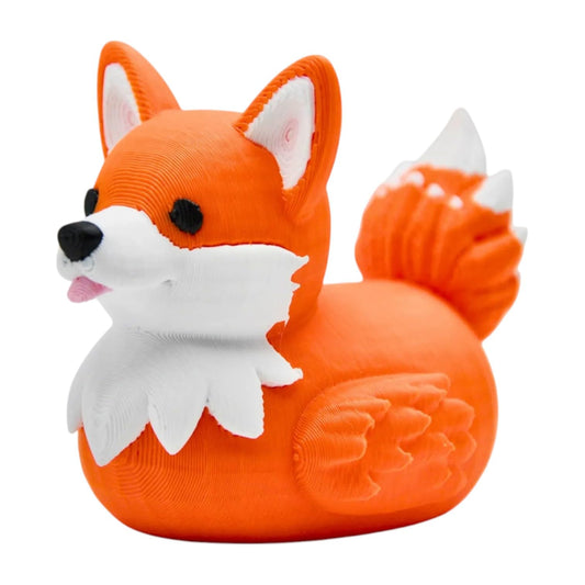 Corgi Duck Figurine - Cute Dashboard Duck for Jeep Ducking - Unique Rubber Ducks - Collectible Duck for Cruise Ship Hiding - Car Ornament Decoration – 3D Printed in Canada