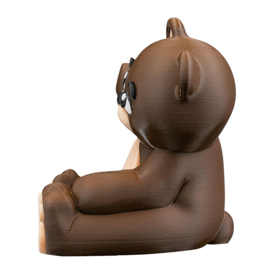Beary Handy Phone Holder – Cute Bear Smartphone Stand for Desk or Nightstand – Functional Decor – 3D Printed in Canada