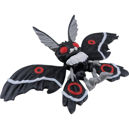 Articulated Mothman Figurine – Gothic Cryptid Desk Fidget for Teens & Adults – Stress Relief & Collectible – 3D Printed in Canada
