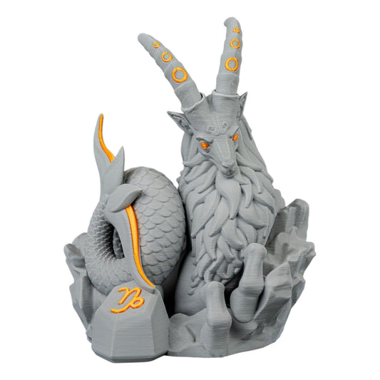 Capricorn Zodiac Figurine – Mythical Sea-Goat Astrology Decor with Intricate Horn & Tail Details, Ideal for Desk or Shelf Display – 3D Printed in Canada