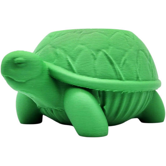 Tortoise Succulent Planter – 3D Printed Turtle-Shaped Mini Pot for Succulents, Herbs, or Desk Décor – 3D Printed in Canada