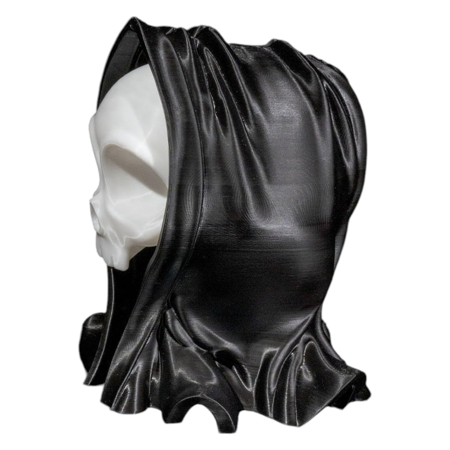 Grinning Reaper Headphone Holder – Minimalist Gothic Skull Stand Holder for Headsets & Gaming Accessories – 3D Printed in Canada