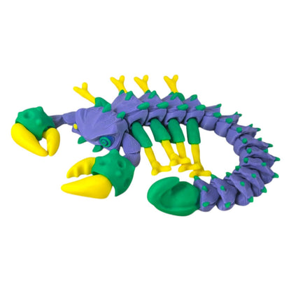 Twisty Scorpion Figurine – Articulated Desk Fidget for Teens & Adults – Stress Relief & Collectible – 3D Printed in Canada