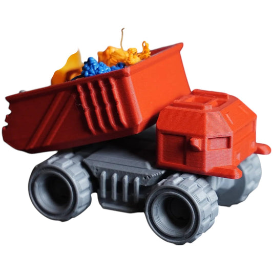 Heavy-Duty Dumptruck – 3D Printed 9-Part Construction Vehicle Model Kit with Tilting Bed – 3D Printed in Canada