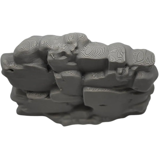 Rocky Outcropping Terrain Piece – 3D Printed Miniature Scenery for Tabletop RPGs, Dioramas & Wargaming Displays – 3D Printed in Canada