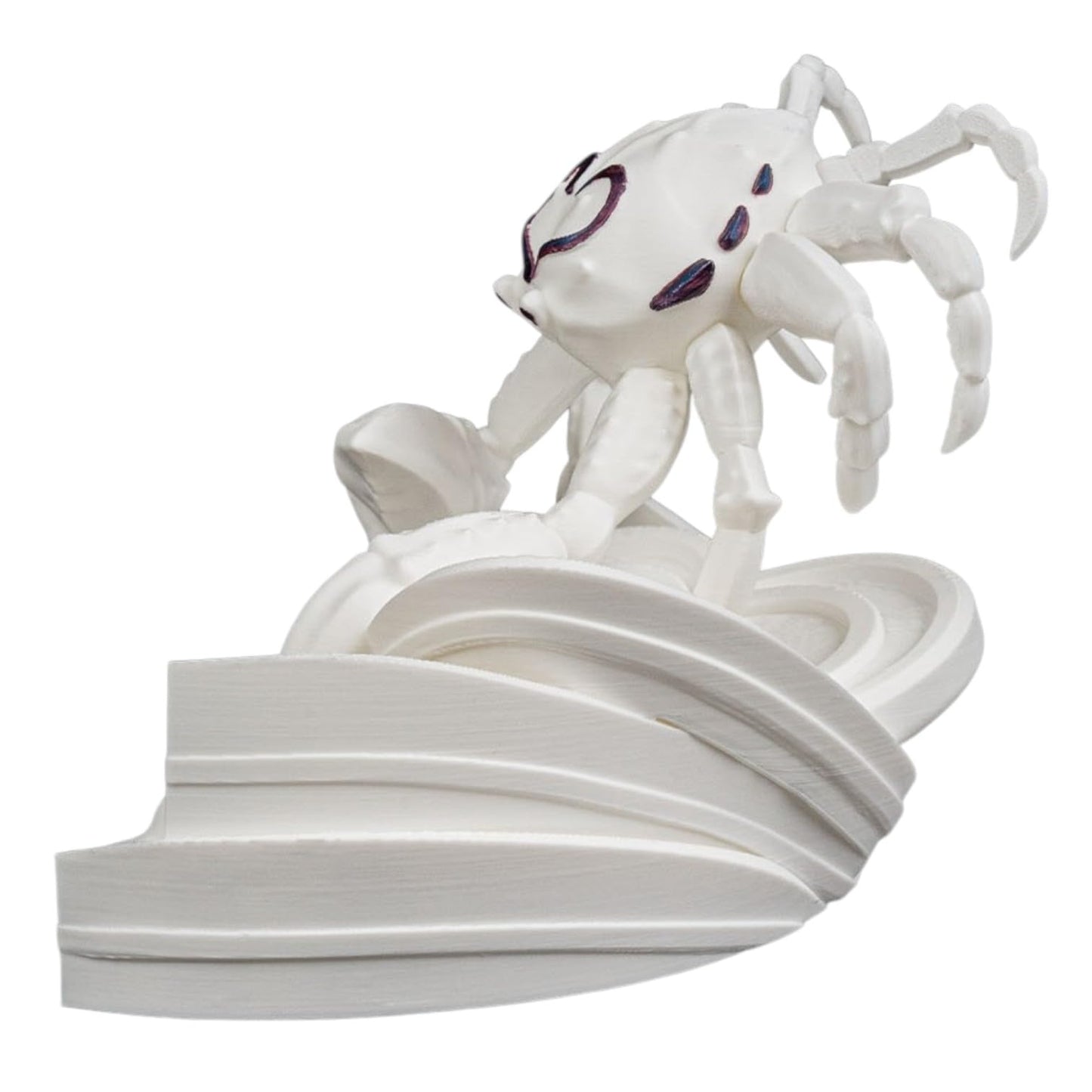 Cancer Zodiac Crab Figurine with Heart Symbol – Romantic Astrology Gift for Collectors & Décor – 3D Printed in Canada