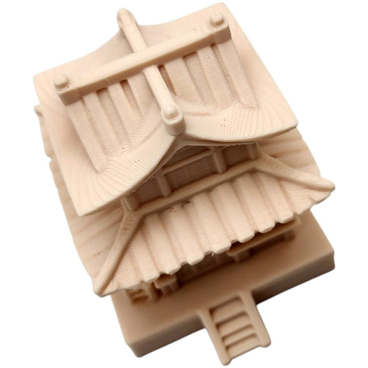 Japanese-Style House Miniature – Traditional Two-Story Terrain Building for RPG, Dioramas, or Decorative Display – Shoji Architecture Model – 3D Printed in Canada