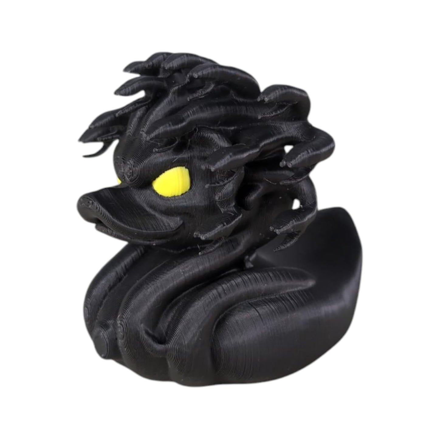 Medusa Duck Figurine - Greek Mythology Collectible for Jeep Ducking & Cruise Duck Hiding - Horror Dashboard Duck Decoration - Halloween Dark Aesthetic Decor - 3D Printed in Canada