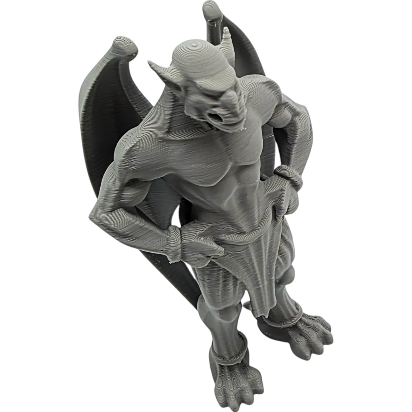 Winged Sentinel Gargoyle Statue – Gothic Mythical Creature Figurine for Shelf or Desk Display – Fantasy Monster Sculpture for Home or Office Décor – 3D Printed in Canada