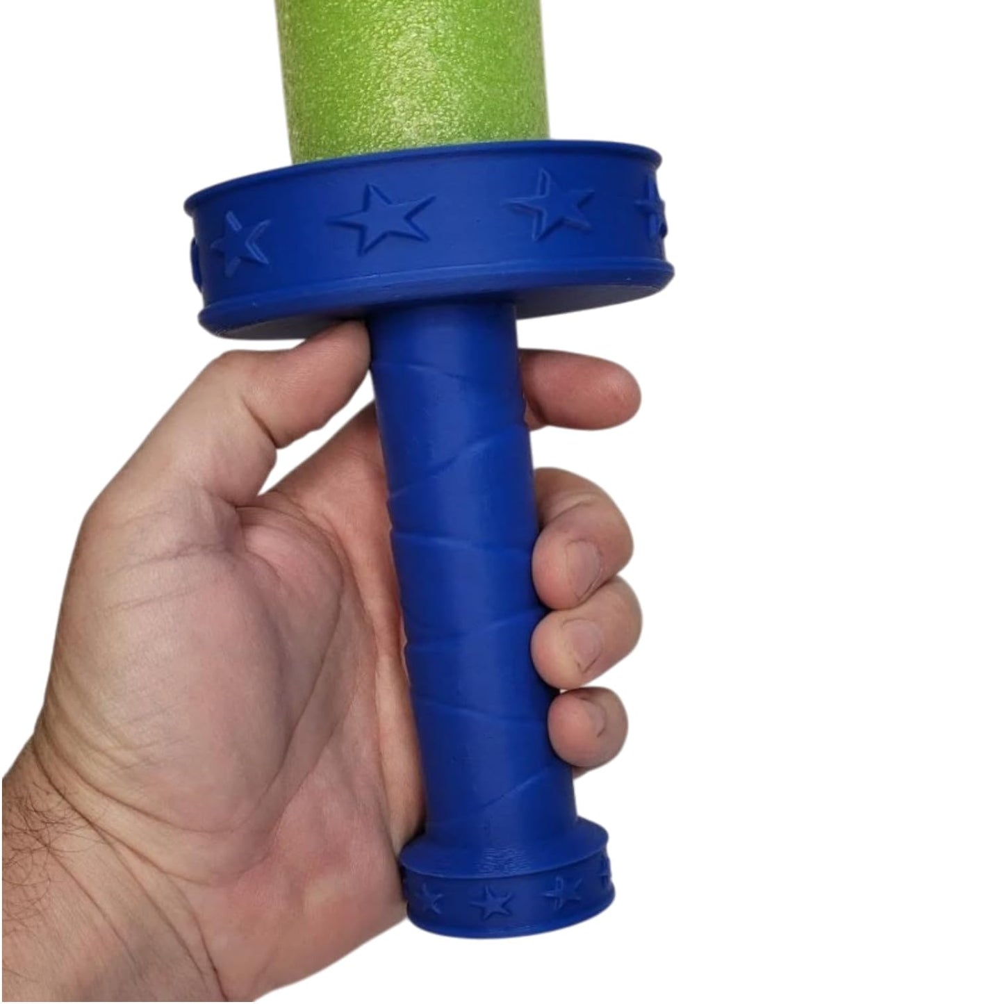Patriot Blade Pool Noodle Sword Handle – Star-Themed Foam Hilt for Cosplay, LARP & Themed Foam Combat – 3D Printed in Canada