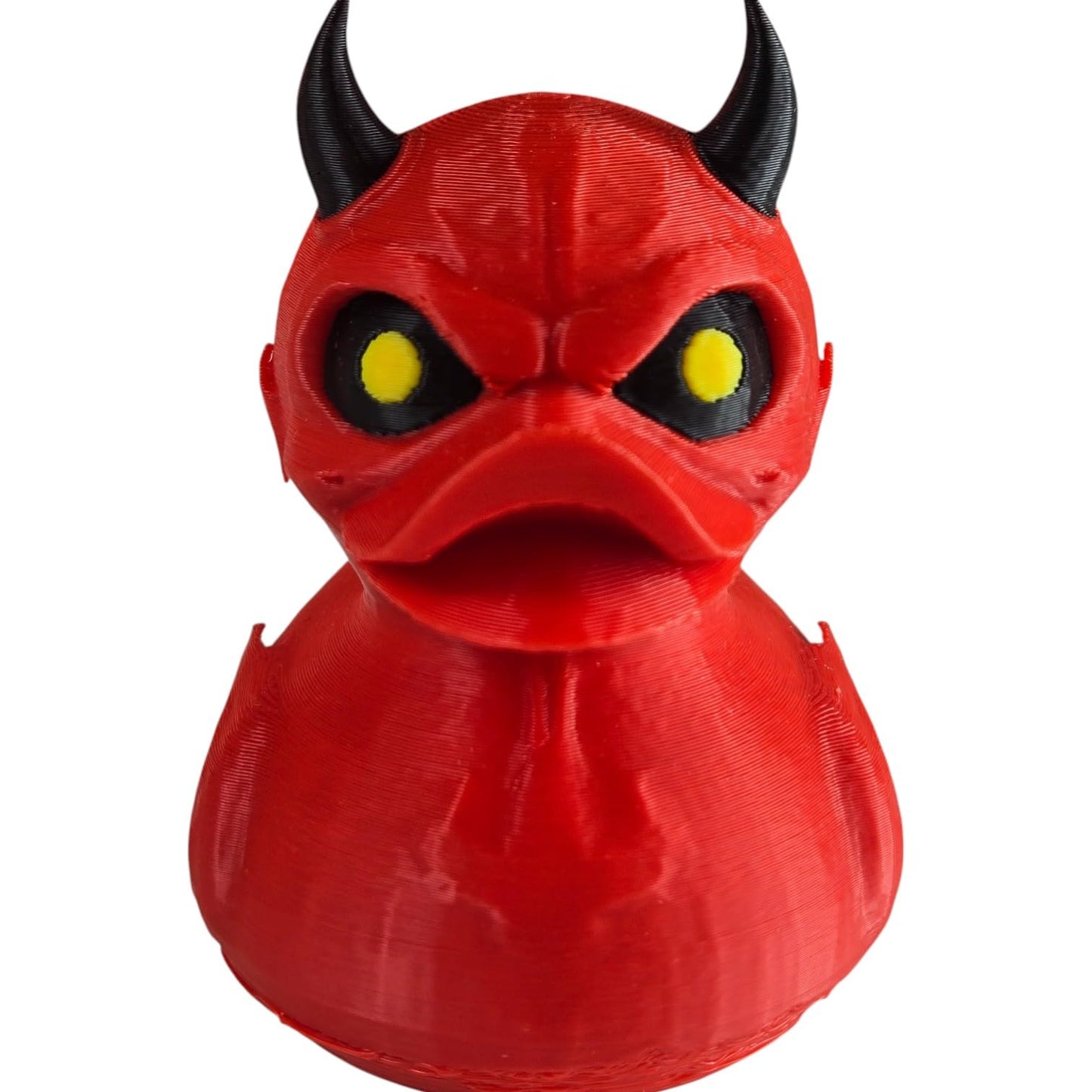 Evil Ghoul Duck Figurine – Devil Duck Collectible for Desk, Shelf, or Halloween Décor – 3D Printed in Canada