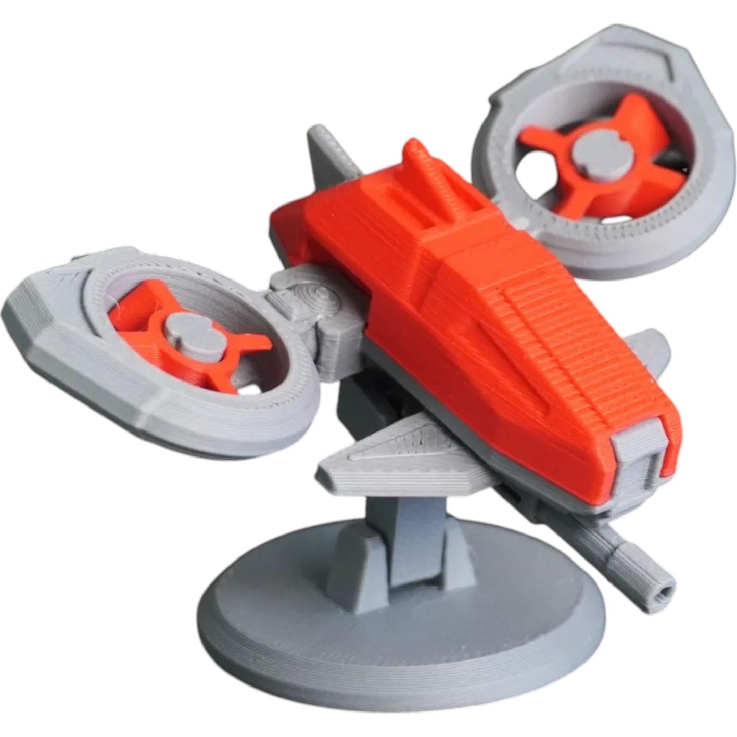 Stinger Drone – 7-Part Sci-Fi Model Kit Licensed by KitCrafter – 3D Printed in Canada