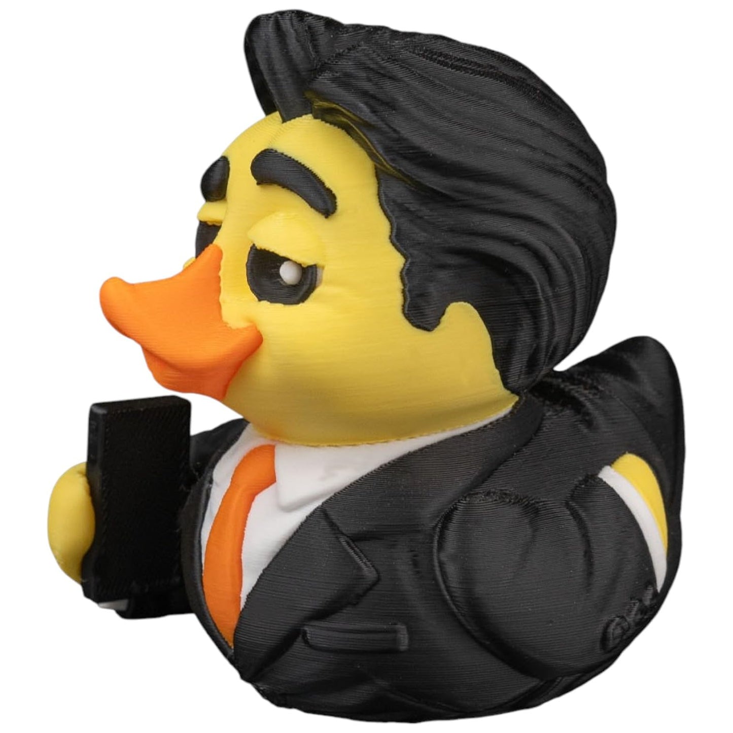 Godfeather Male Duck Figurine – Mafia-Themed Car Dashboard & Desk Decor – Gangster Collectible – 3D Printed in Canada