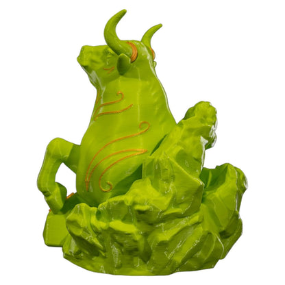 Taurus Zodiac Bull Figurine – Astrology Desk Statue for Earth Sign Decor, Spiritual Gifts & Birthday Collectibles – 3D Printed in Canada