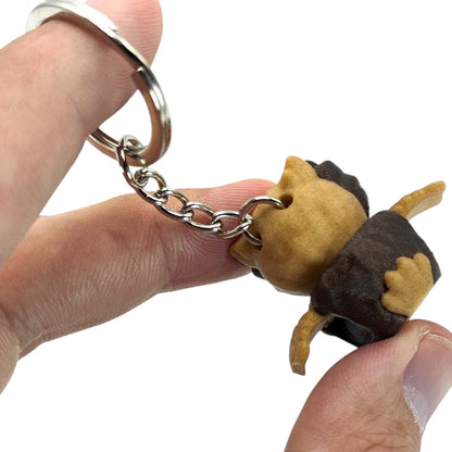 Tiny Owl Figurines – Pack of 4 Cute Miniature Owls with Keychain Slots for Display or Gifting – 3D Printed in Canada