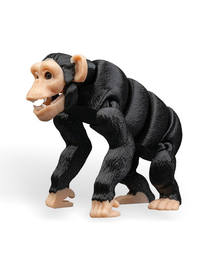 Articulated Chimp Figurine – Jungle Desk Fidget for Teens & Adults – Stress Relief & Collectible – 3D Printed in Canada