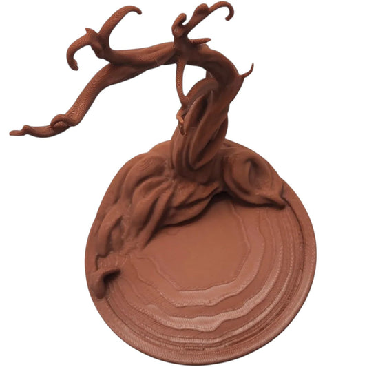 Namibian Acacia Jewelry Tree Stand – Elegant Tree-Shaped Earring, Ring & Bracelet Holder for Dresser or Vanity – 3D Printed in Canada