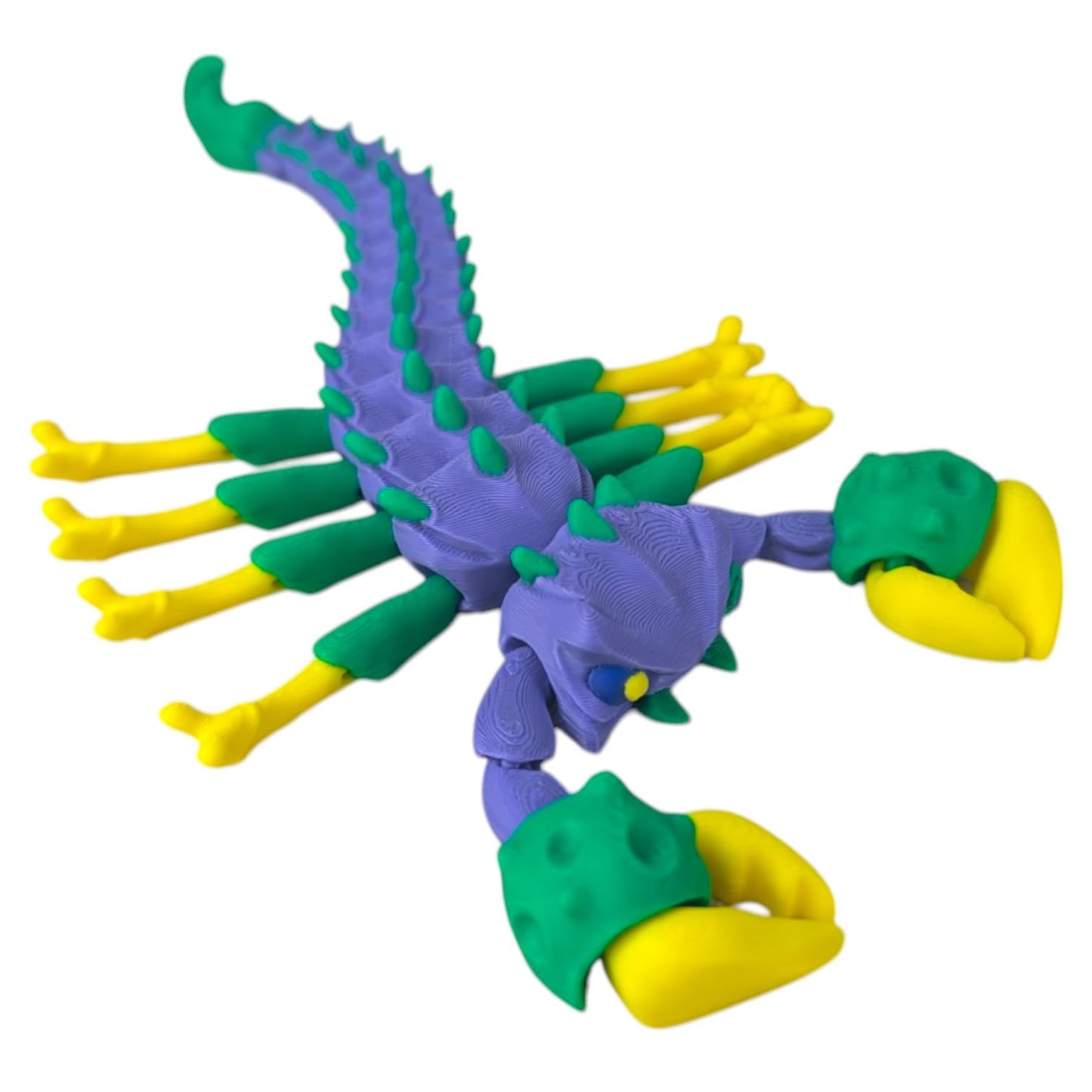Twisty Scorpion Figurine – Articulated Desk Fidget for Teens & Adults – Stress Relief & Collectible – 3D Printed in Canada