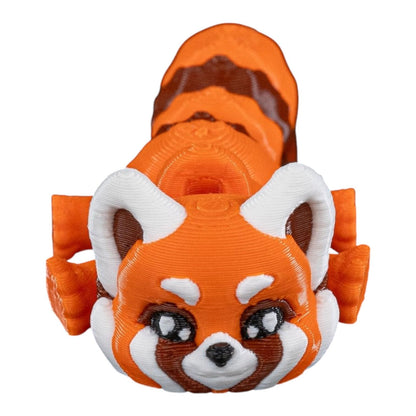 Articulated Red Panda Figurine – Cute Fidget Animal Desk Toy for Teens & Adults – Collectible Posable Red Panda Gift – 3D Printed in Canada