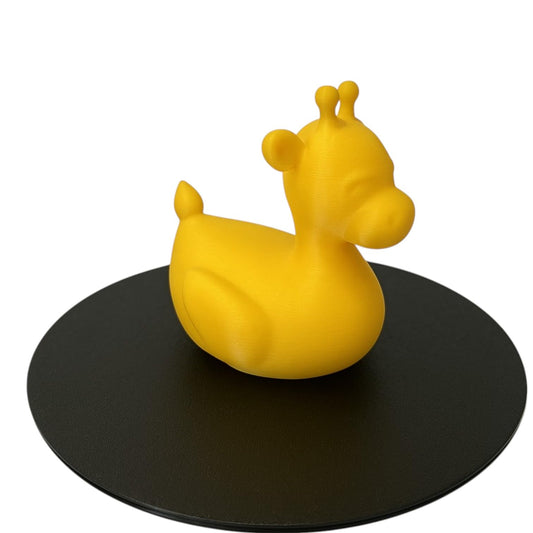 Baby Giraffe Duck Figurine – Whimsical Animal Fusion Desk Decor, Duck Collectible for 4x4 Adventures & Cruise Hiding Games – 3D Printed in Canada