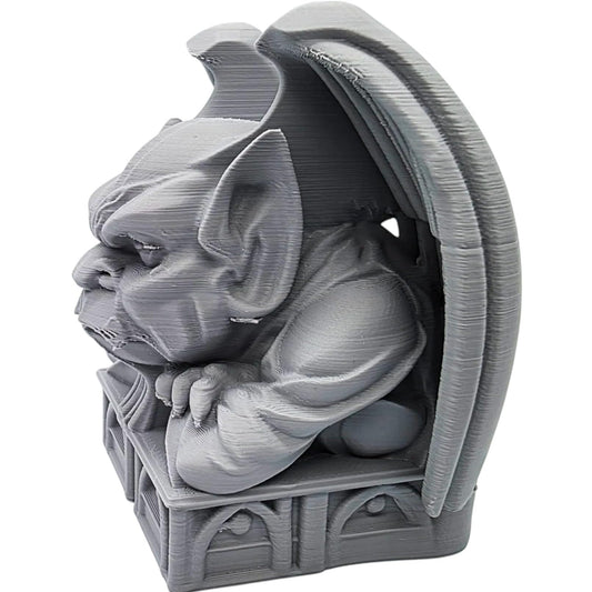 Bulk Gargoyle Figurine – Gothic Fantasy Statue for Desk, Shelf, or Tabletop Display – Mythical Creature Collectible for Fans & Gamers – 3D Printed in Canada