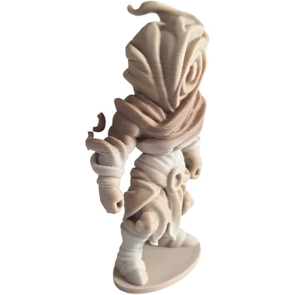 Tornado Elemental Figurine – Whirlwind Storm Elemental Boss Miniature for RPG Battles – Paintable Air Creature – 3D Printed in Canada