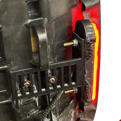 Generic Taillight Mount Bracket Compatible with Honda Ruckus / Zoomer – Adjustable LED Light Support for Custom Rear Frame Installs – 3D Printed in Canada
