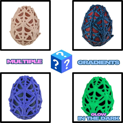 Mystery Mini Spiders 5-Pack – Collectible Figurines with Mystery Egg – Blind Box Surprises for Teens & Adults – Stress Relief Desk Toys for Anxiety, ADHD, Autism – 3D Printed in Canada