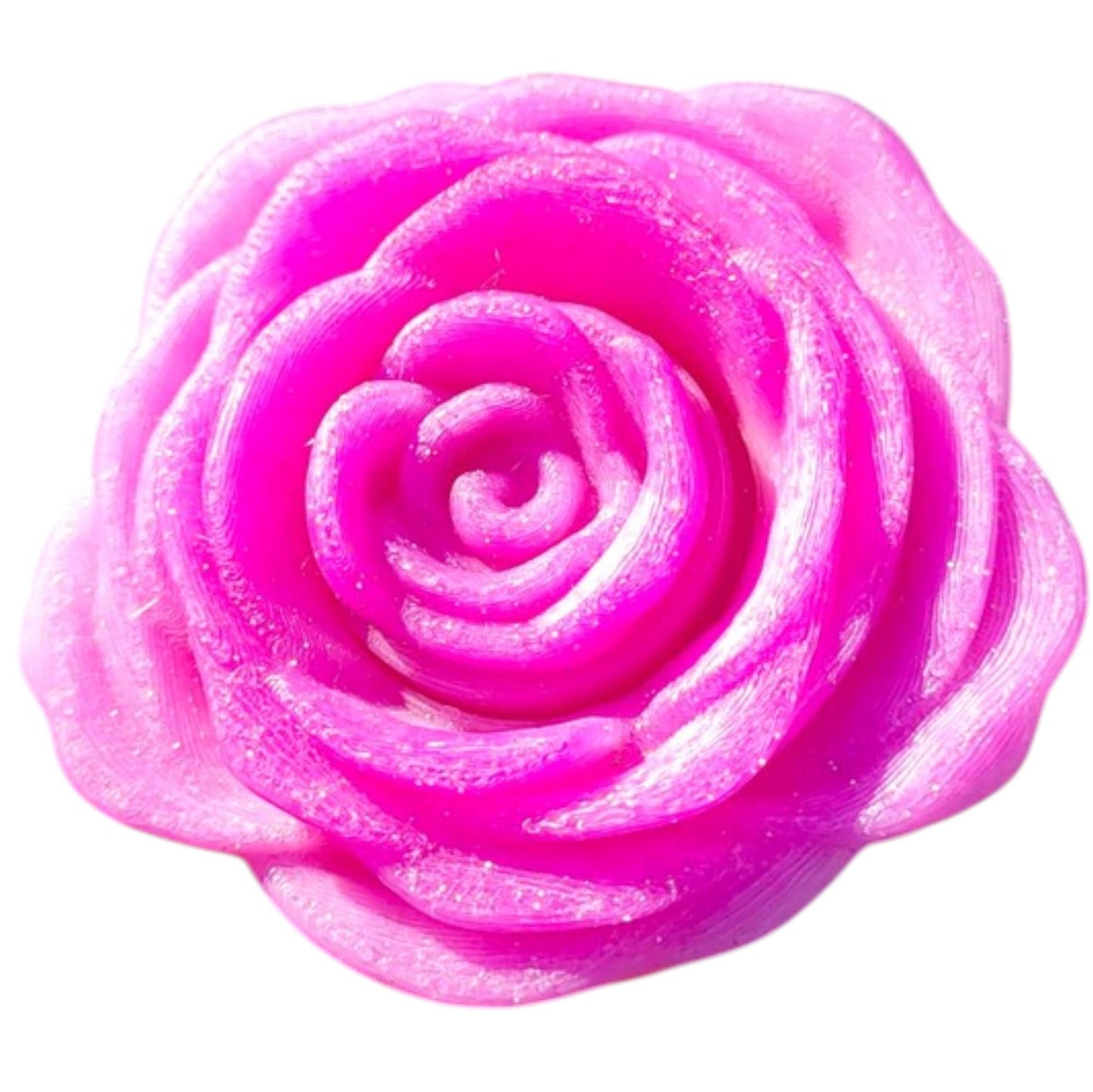 Rose Fidget Spinner – Elegant Flower-Shaped Stress Relief Toy – Smooth Spinning Anxiety Aid for Teens & Adults – 3D Printed in Canada