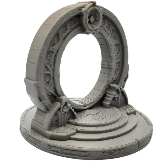 Stone Gateway Terrain Piece – Arcane Arch for Tabletop RPGs, Fantasy Dioramas & DND Scenery – 3D Printed in Canada