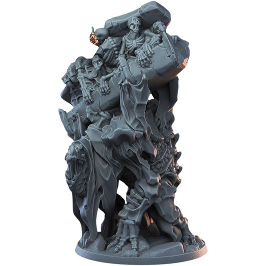 Undead Monstrosity Miniature 32mm Scale | Horror Carrying Pile of Skeletons for Fantasy Tabletop RPG & Painting – 3D Printed in Canada