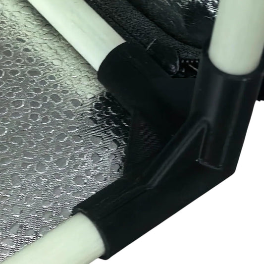 Right Angle 3-Way Tube Connector for 12mm Poles – Strong Corner Joint for Frames, Photo Booths, DIY Structures – 3D Printed in Canada