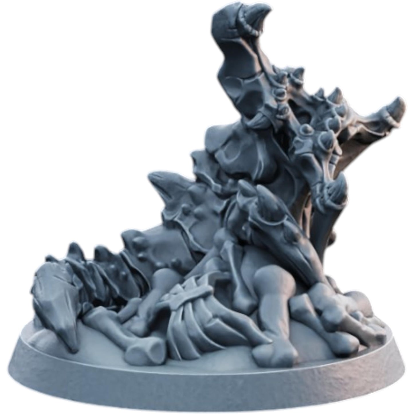 Corpse Crawler Undead Burrowing Monster Miniature for Tabletop RPGs & Wargames – Detailed Resin Dungeon Terrain & Encounter Model – 3D Printed in Canada