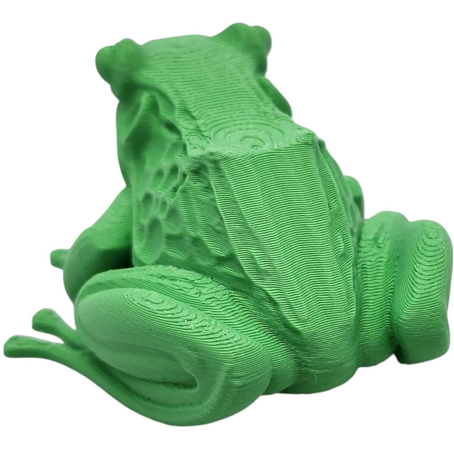 Realistic Frog Figurine – Highly Detailed 3D Printed Green Amphibian Model for Garden, Terrarium, or Nature Décor – 3D Printed in Canada