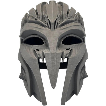 Gladiator Helmet Miniature – Fantasy Battle Mask Model for Display, Dioramas, or Tabletop RPG Props – Ornate Warrior Headpiece – 3D Printed in Canada