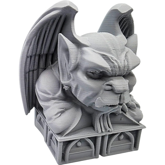 Bulk Gargoyle Figurine – Gothic Fantasy Statue for Desk, Shelf, or Tabletop Display – Mythical Creature Collectible for Fans & Gamers – 3D Printed in Canada