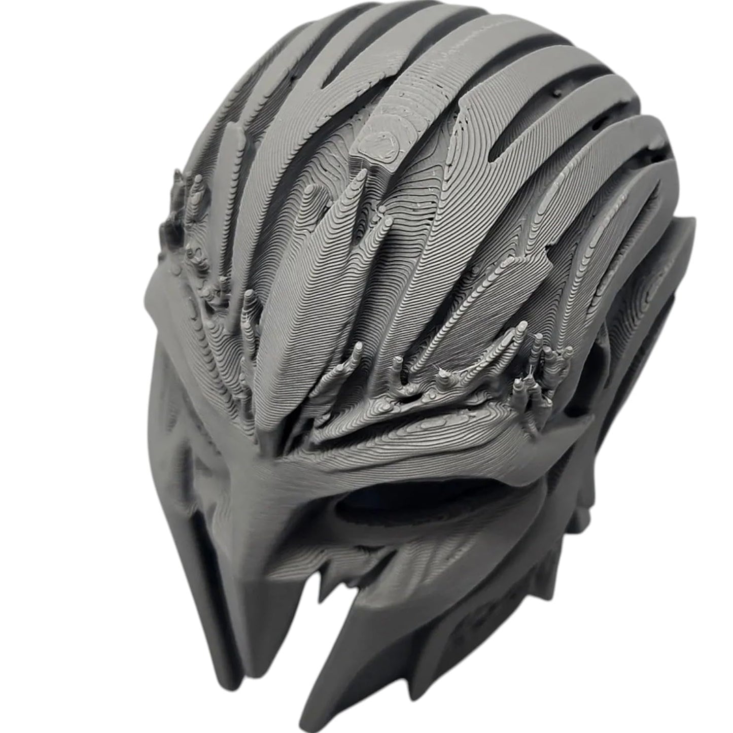 Gladiator Helmet Miniature – Fantasy Battle Mask Model for Display, Dioramas, or Tabletop RPG Props – Ornate Warrior Headpiece – 3D Printed in Canada