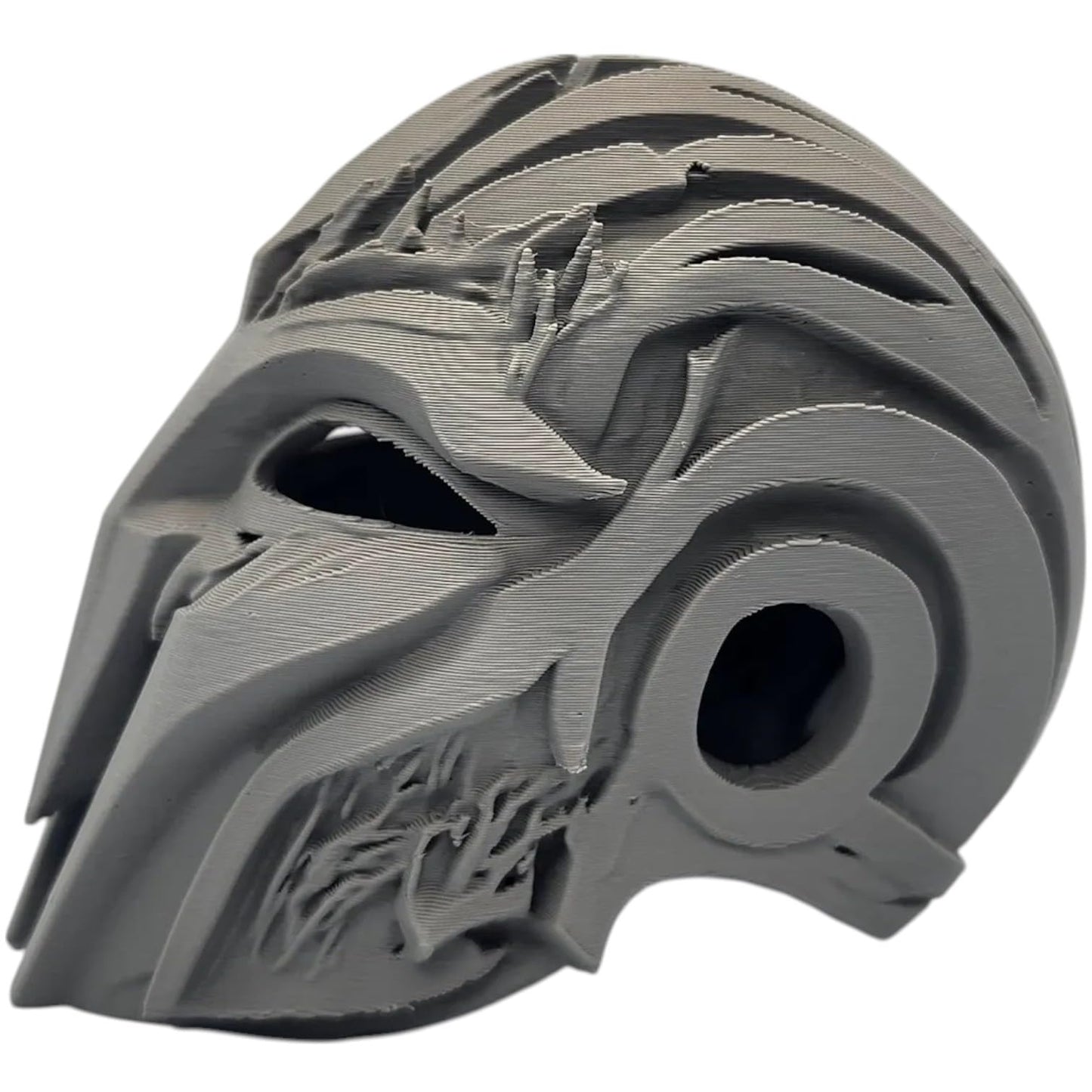Gladiator Helmet Miniature – Fantasy Battle Mask Model for Display, Dioramas, or Tabletop RPG Props – Ornate Warrior Headpiece – 3D Printed in Canada