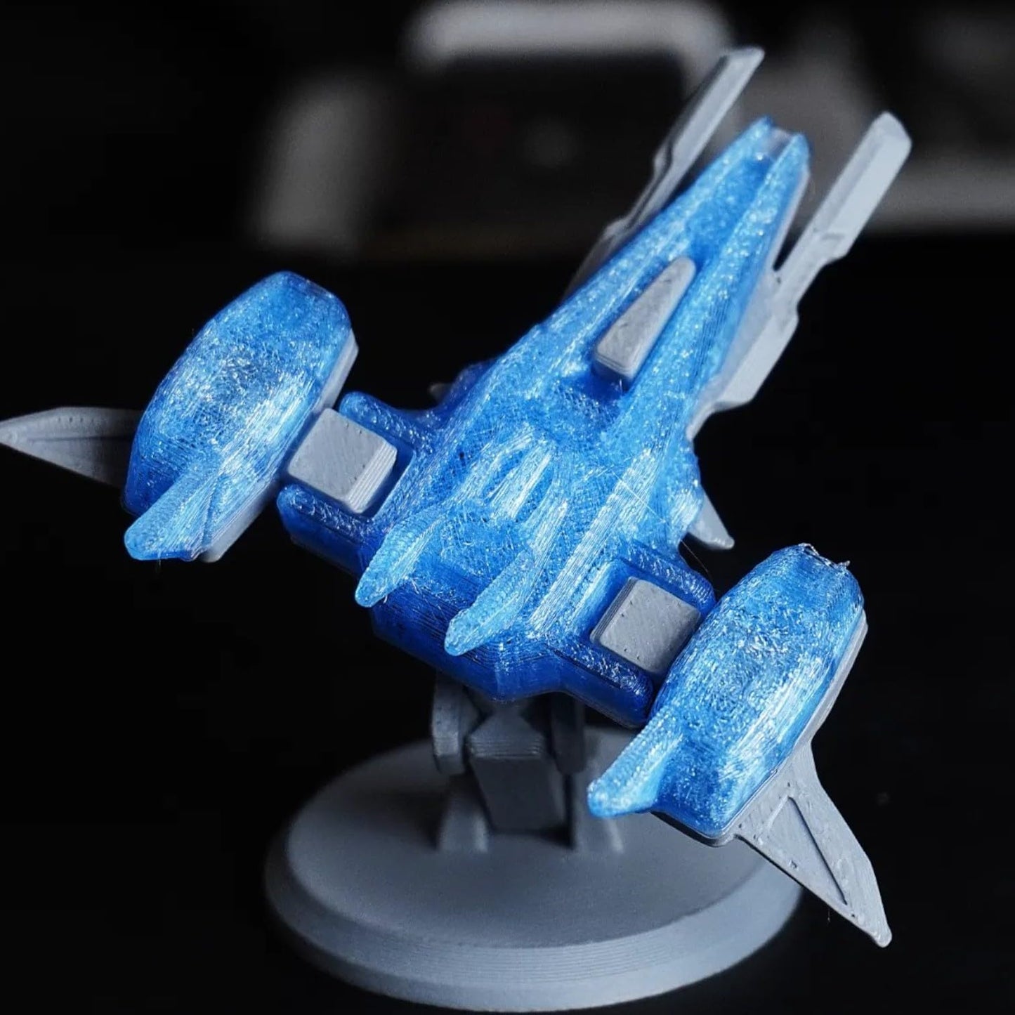 Photon Raptor – DIY Sci-Fi Spaceship Model Kit for Display & Collectors, Snap-Fit Starfighter Build, No Stand Included – 3D Printed in Canada