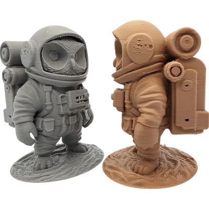 Owl Astronaut Space Explorer Figurine – 3D Printed in Canada