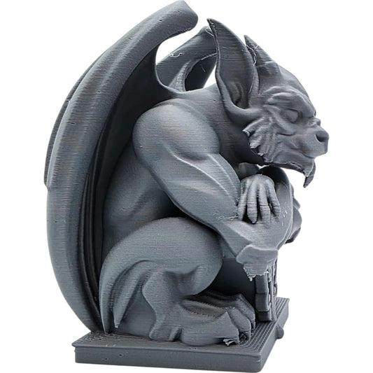 Hellhound Gargoyle Statue – Gothic Fantasy Tabletop Decor for RPG Masters, Collectors & RPG Fans – 3D Printed in Canada