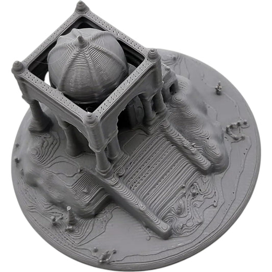 Desert Temple Miniature – Ancient Fantasy Ruins Terrain for Tabletop RPGs, Dioramas & Adventure Displays – 3D Printed in Canada