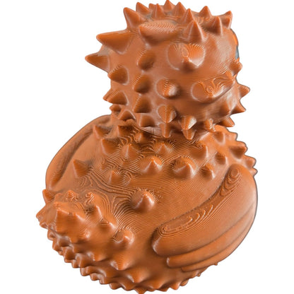 Horned Lizard Duck Figurine – Duck-Lizard Hybrid – Funny Spiky Animal Mash‑Up Collectible – Quirky Reptile Duck Gift or Desk Decor for Teens & Adults – 3D Printed in Canada