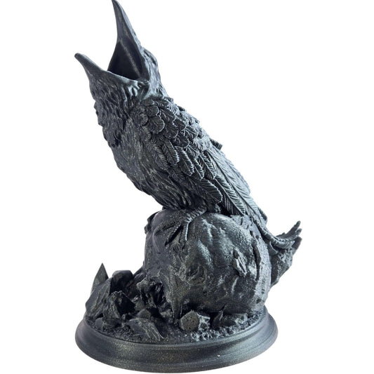 Raven’s Feast Dice Tower for Tabletop RPGs, DND, Pathfinder, Dice Games – Fantasy Bird Sculpture Dice Roller – 3D Printed in Canada