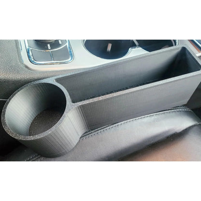 Crevice Caddy – Car Seat Gap Organizer with Cup Holder for Cars, Trucks & SUVs – Smart Storage Between Seats – 3D Printed in Canada